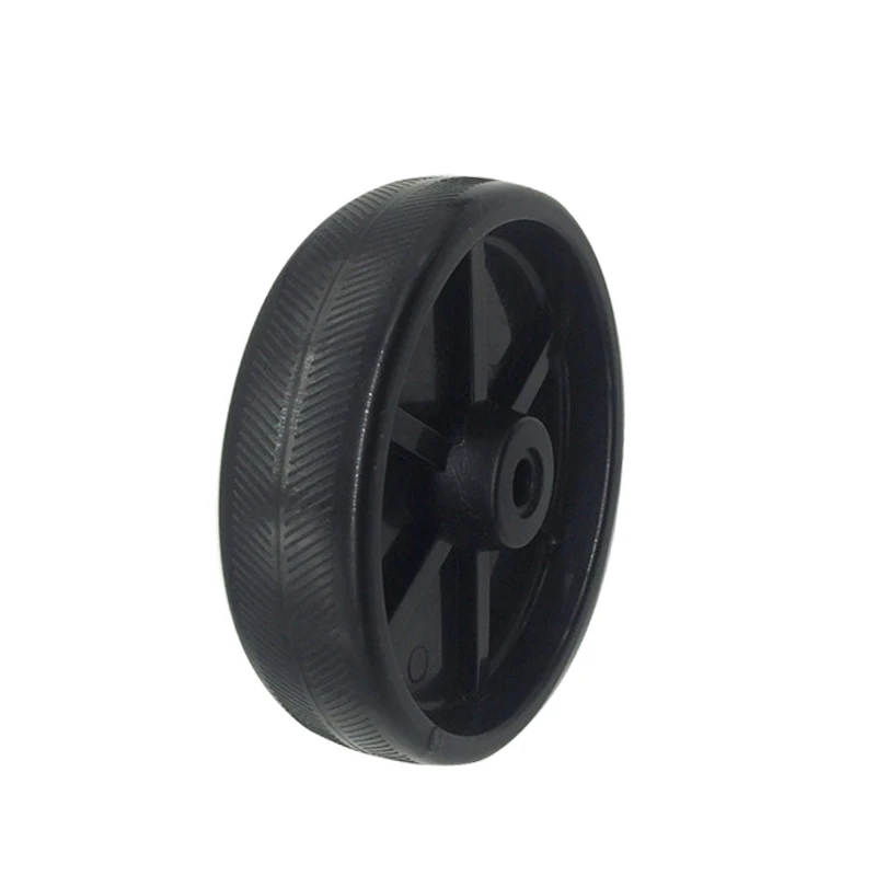 Factory Price 4inch 100mm Diameter black hard plastic PP Wheel