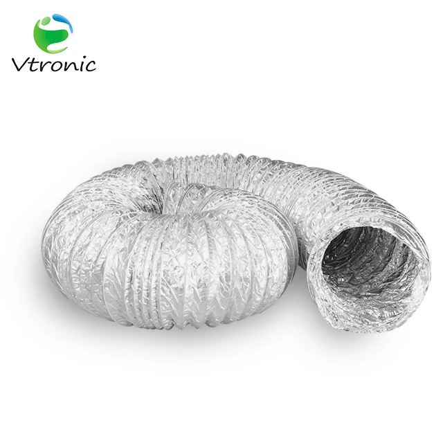 Aluminum Foil Round Flexible Duct Waterproof  4/6/8 inch Ventilation Pipe