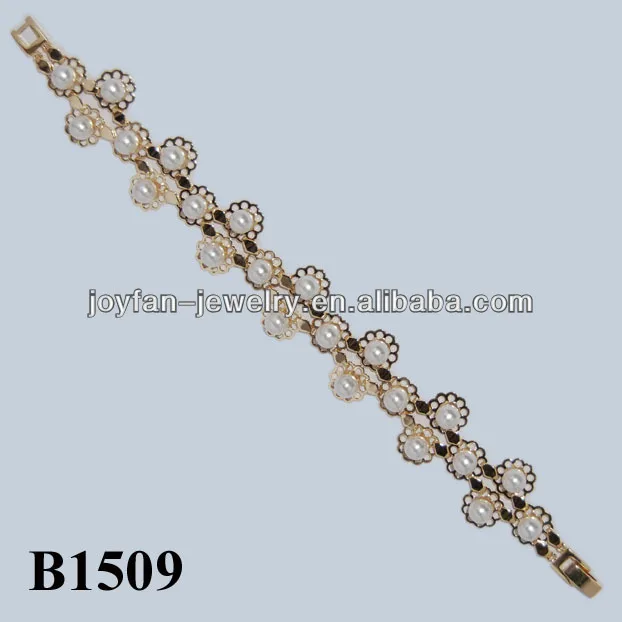 2014 новые конструкции золотой браслет жемчужина мк браслет