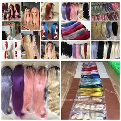 cheap wholesale manufacturer blonde 1b roots straight strong no shedding cuticle aligned virgin human hair lace front wigs