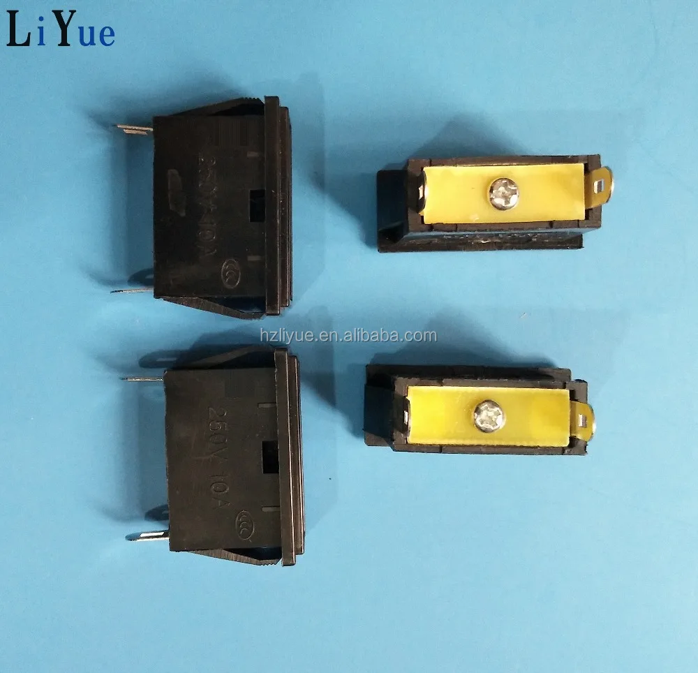 10 x EU US 2 Pin Panel Mount Power Socket Receptacle AC 250V 10A Black