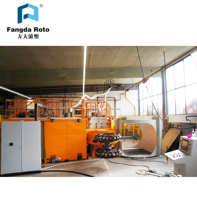 Plastic PVC Toys Ball Small Rotational Molding Machine for sale