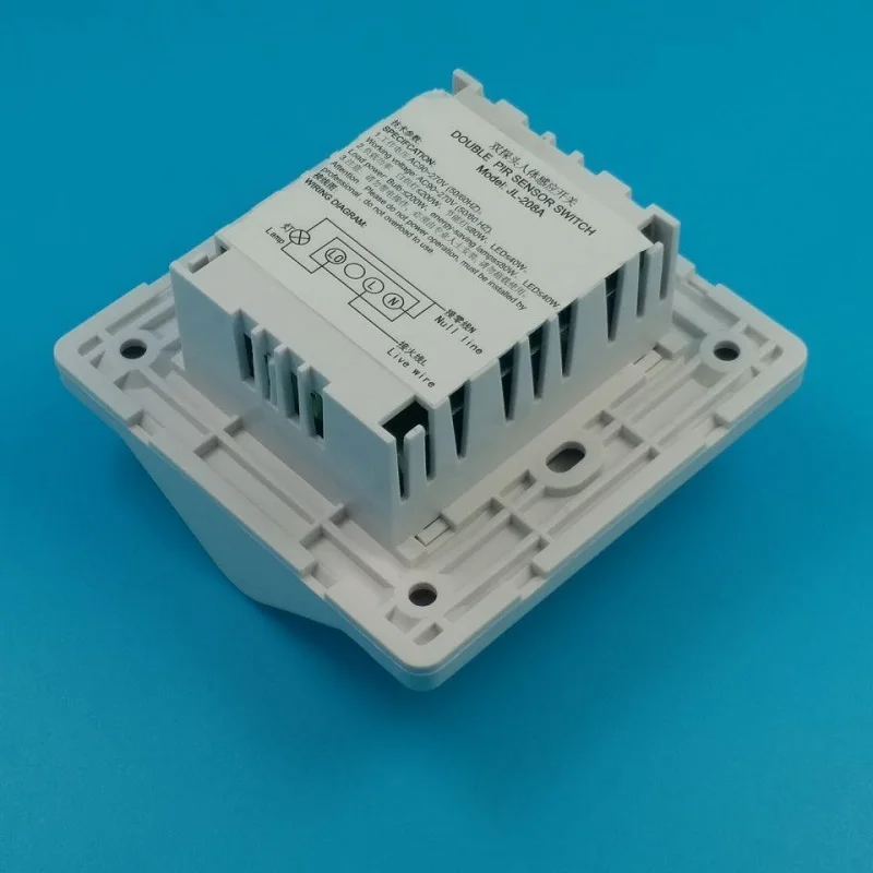 
Dual Probe Wide Range Detection PIR Sensor motion Switch adjustable sensitivity delay distance Intelligent timing AC90~300V 