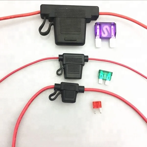 Manufacture Factory Supply New Arrival Electrical Small Type In-line Fuse Holder 30 cm