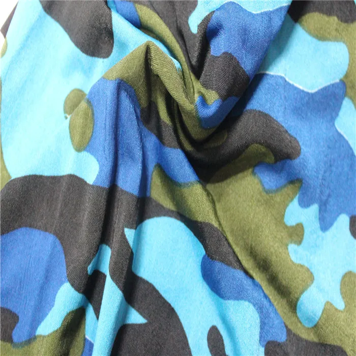 New 2018 keqiao camouflage basketball print jersey knit fabric single Jersey
