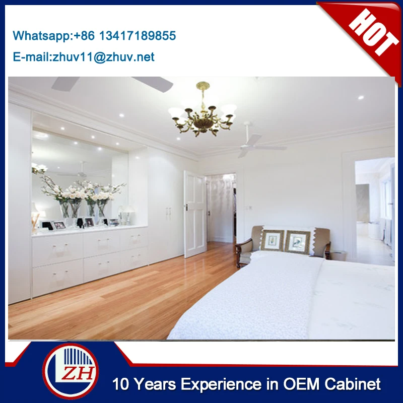 White lacquer bedroom furniture elegant furniture design made in China