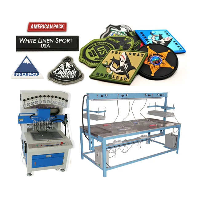 Машина для изготовления резиновых пластырей из ПВХ/брелоков