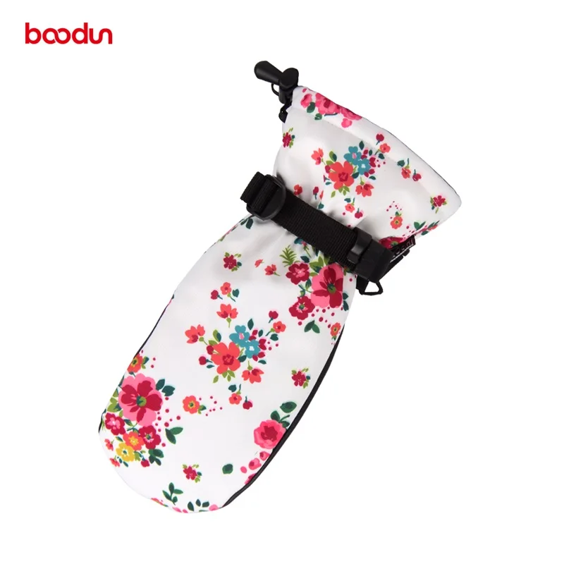Boodun Waterproof Windproof Hipora insert women Snow Winter Gloves Snowboard Ice Skating Ski Mittens Gloves