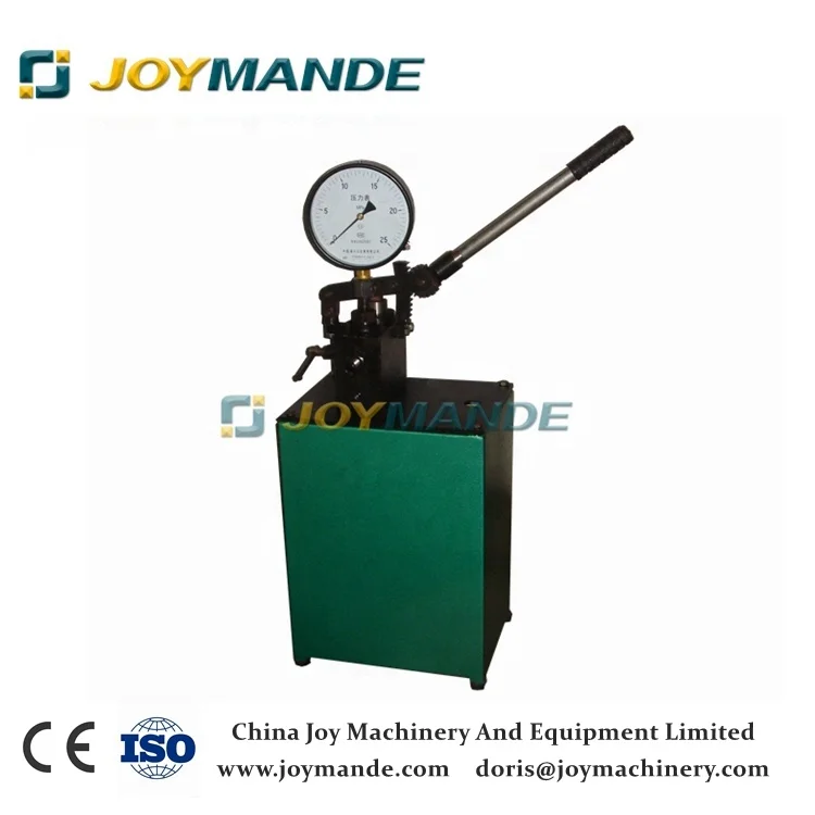 High Pressure Hand Hydraulic Test Pump / Manual Water Test Pump