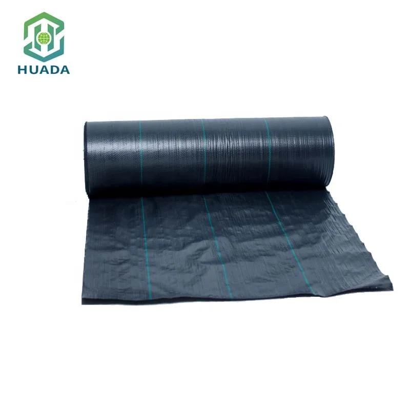 Agricultural Plastic PP Fabric Woven Geotextile Anti Weed Mat Ground Cover