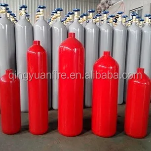 Easy to used 3.5kg co2 fire extinguisher sign portable carbon dioxide CO2 Gas fire extinguisher cylinder