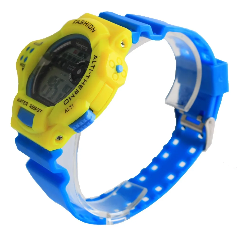 Fashion and high quality 3 ATM waterproof Japan movt. sport digital watcb for boys and mens