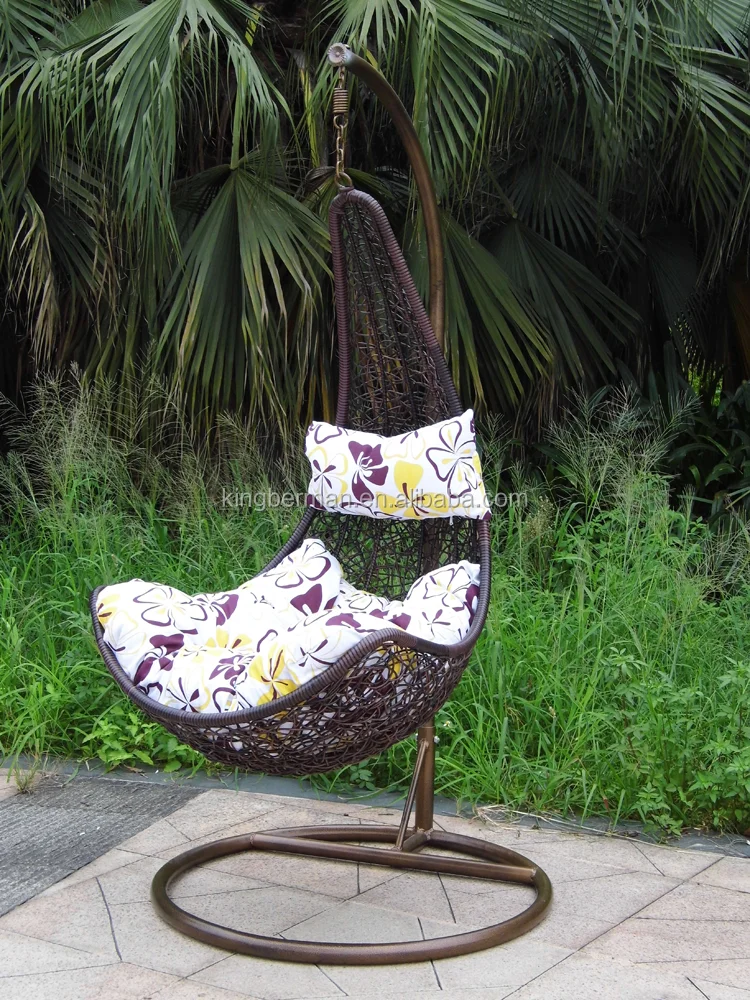 Hot sale Pation Rattan Hanging Chairs Leisure Swing Chairs Garden Swing Chair