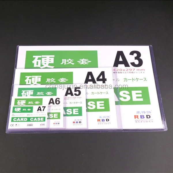 Photo Hard Plastic Topload Holders 6x4 protectors sheets