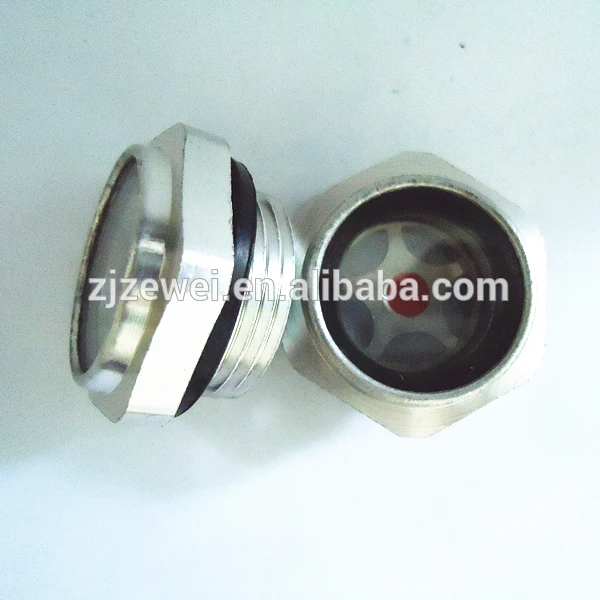 metric thread aluminum alloy oil level sight glass