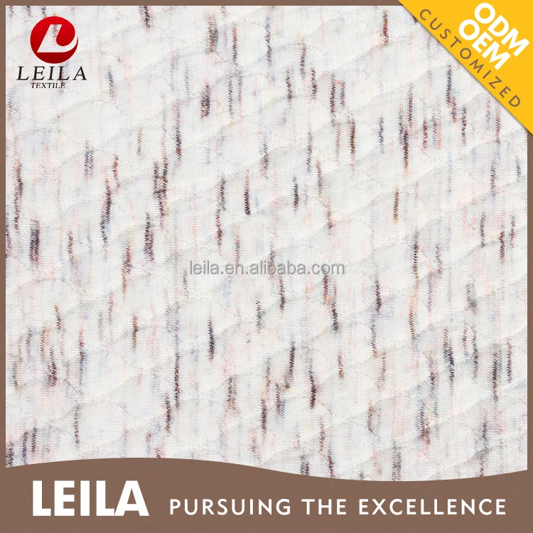 Шаосин поставщик современный дизайн жаккардовые окрашенная пряжа подачи полосы трикотажные ткани