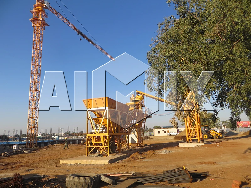 
Hot sale! 25m3 cement plant Mini mobile concrete batch plant price 