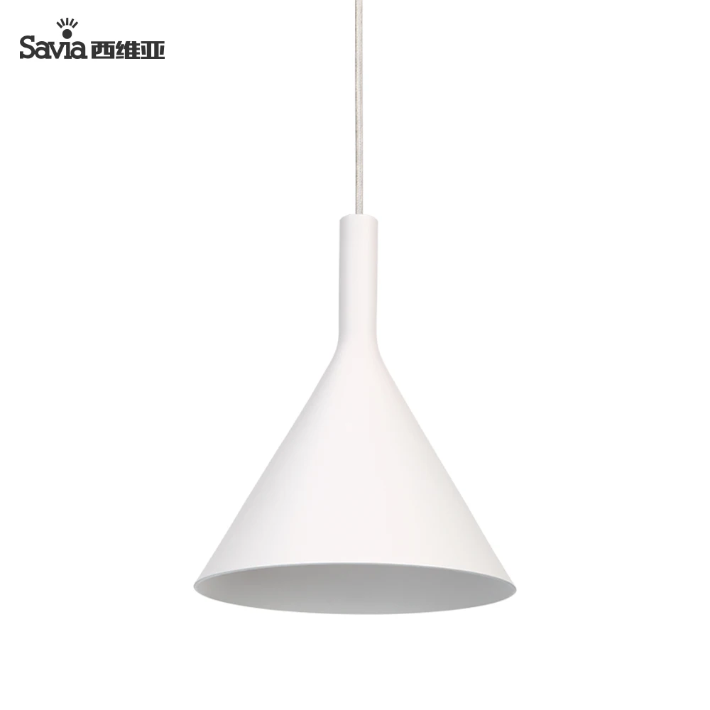 Savia modern indoor LED pendant lights aluminum ceiling hanging lamp 24W LED room ceiling hanging drop lamp for dining room