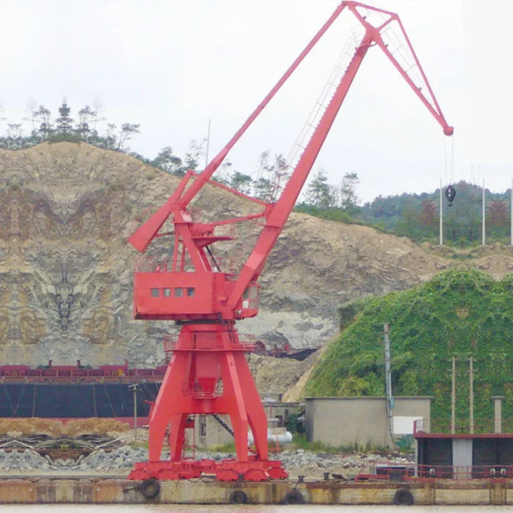 Nucleon Portal Crane with Hook Grab Magnet Container