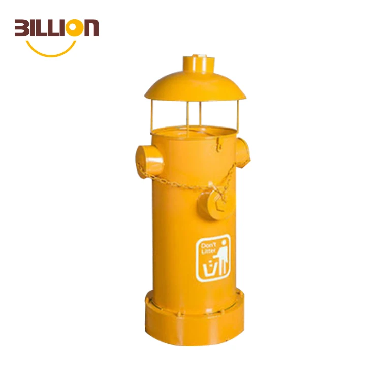 Cheap Tall Fire Hydrant Trash Can With Foot Pedal