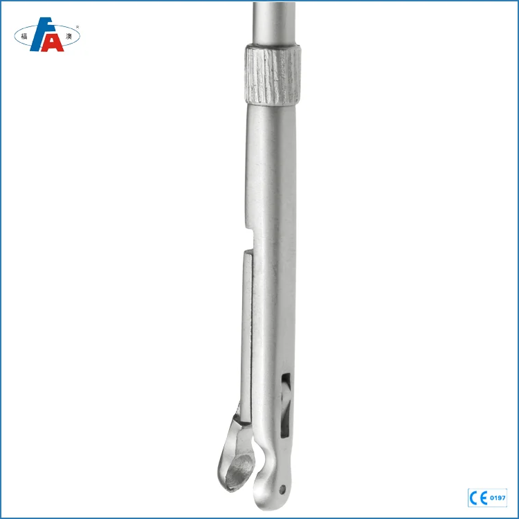 CE approved stainless steel ent endoscopic laryngeal forceps instruments for laryngoscope