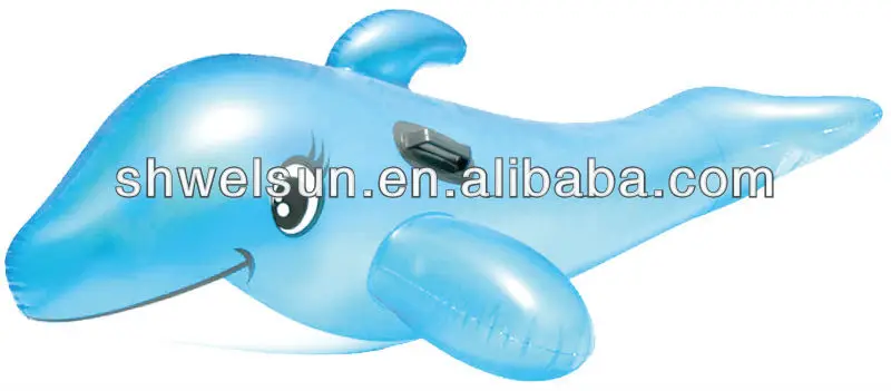 
Inflatable Dolphin Animal Kids Rider 