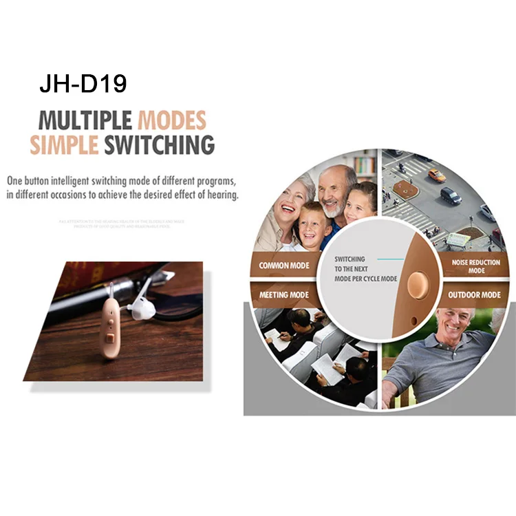 
Jinghao Waterproof Digital Wireless Hearing Aids Earphone for Elderly 