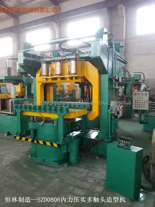 Высокое качество Вертикальной multi-contact песок формовочная машина