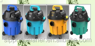 Commercial 10L Plastic Barrel Aspiradora Wet and Dry Vacuum Cleaner Electric Eco-friendly Blue OEM Color Box+ Pvc Bag with Bag