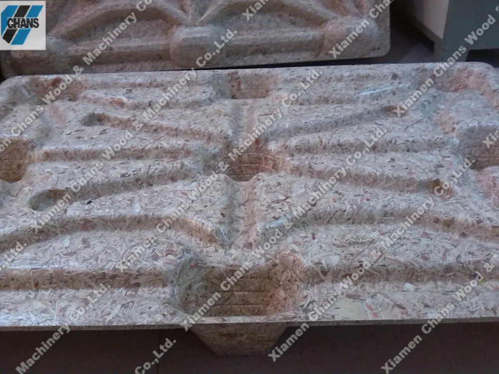 Одобренный CE древесная стружка опилок рециркуляции поддон формовочная машина с наивысшего качества