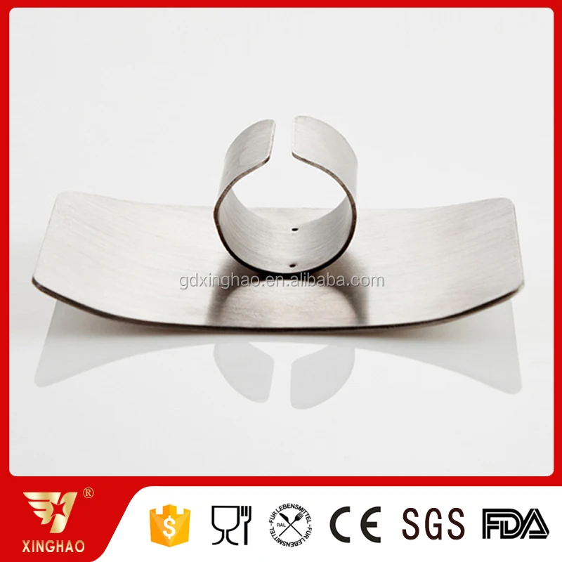 Kitchen Helper Stainless Steel Finger Protector Guard from Cutting