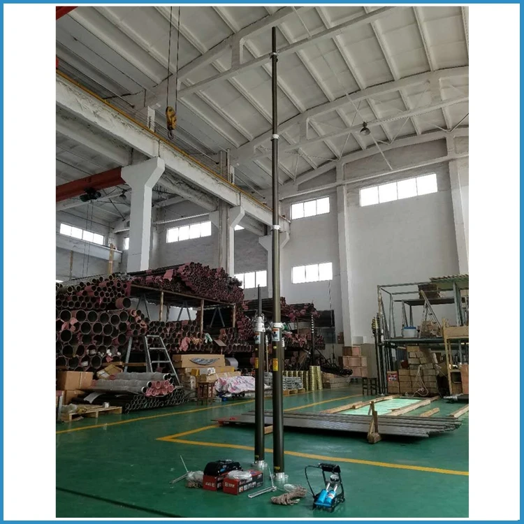 14ft 20ft UHF or VHF antenna Adjustable Poles telescoping mast