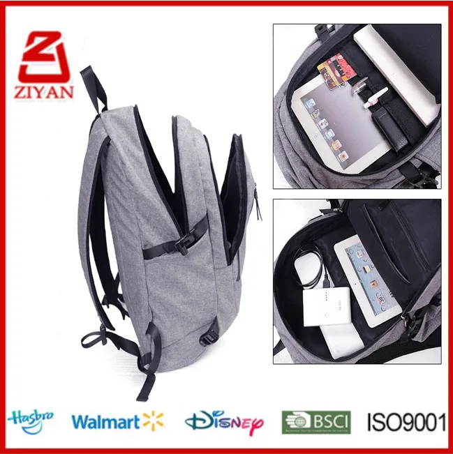Manufactory best college fashion laptop backpack for korea college students