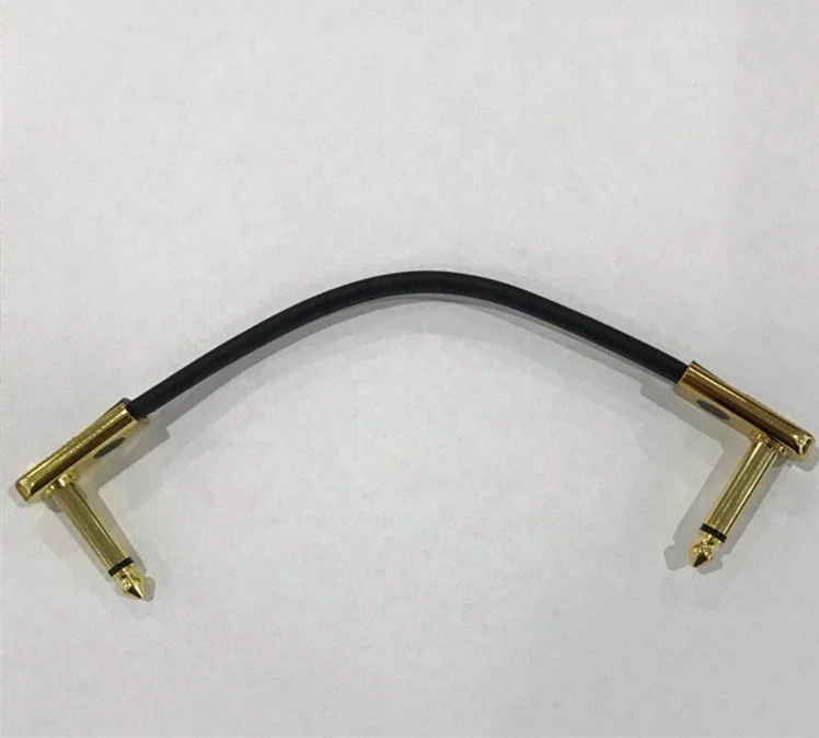 
24 AWG Black Patch Cord Cable with Gold Plated 1/4