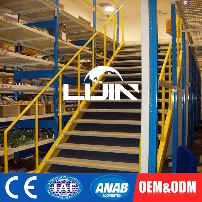 
LIJIN Manufacture Factory Industrial Pallet Lift Steel Mezzanine Racking Platform 