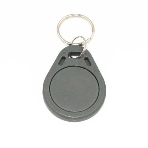 Free Sample Waterproof Plastic Grey Nfc Key Tags 13.56mhz ABS Rfid Key Fob