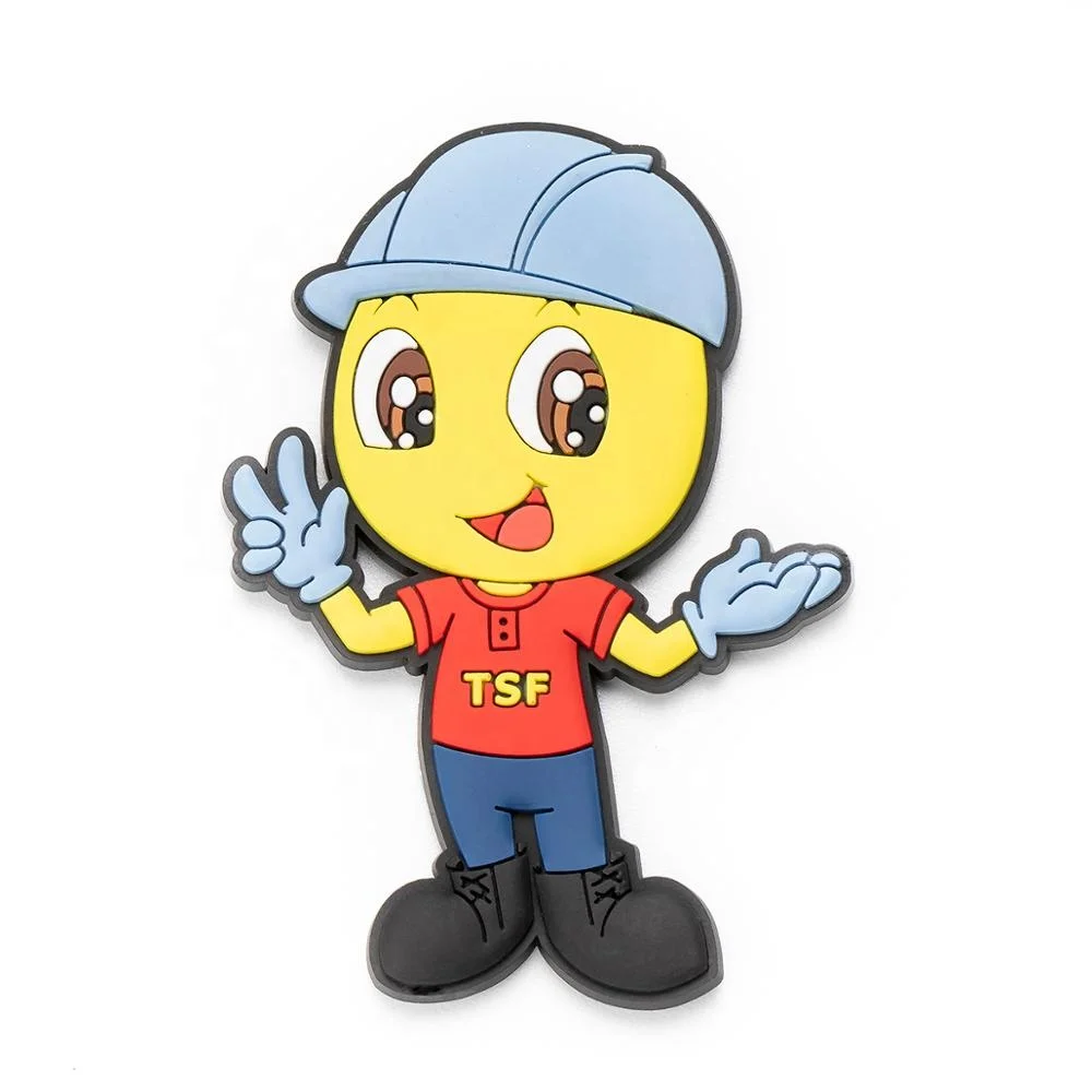 Wholesale factory cartoon custom made design cheap rubber PVC fridge magnet
