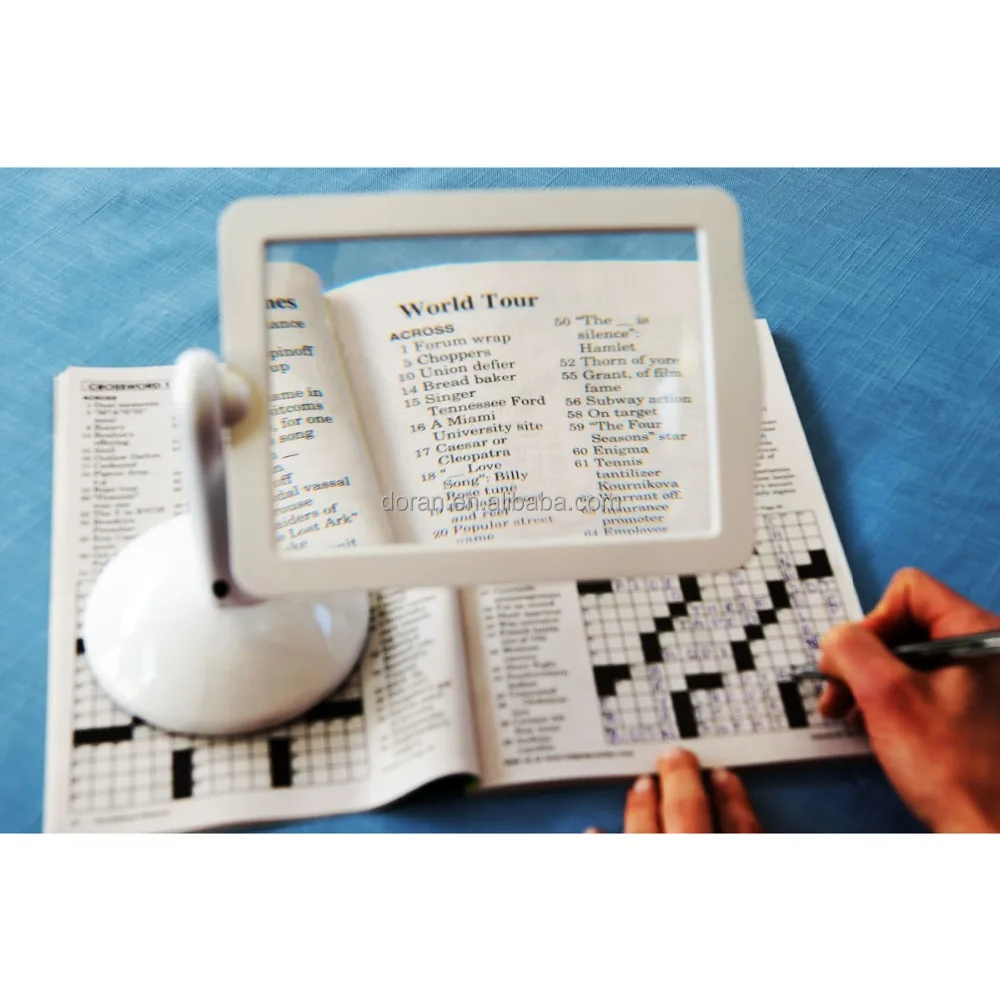 
Desktop Reading Viewer Screen Handsfree Magnifier with LED light 