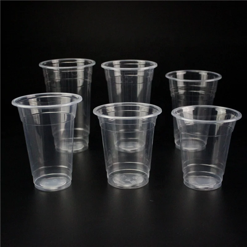 Disposable Clear Plastic Cups 9 oz 10 oz PLA 100% Biodegradable Cup