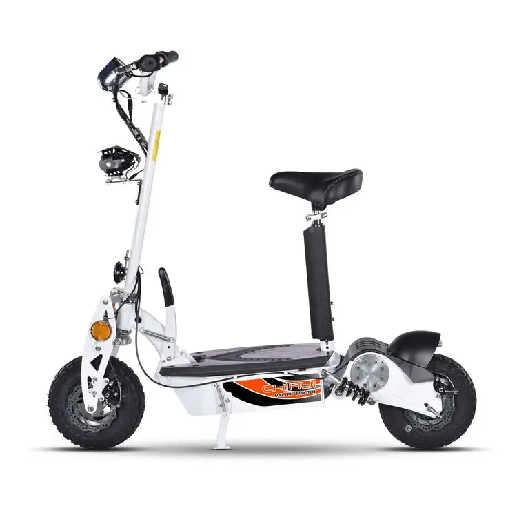 
2018 newest fashion chihui scooter electric, colorful foldable adult 2 wheel electric scooter 800w 36v with seat 