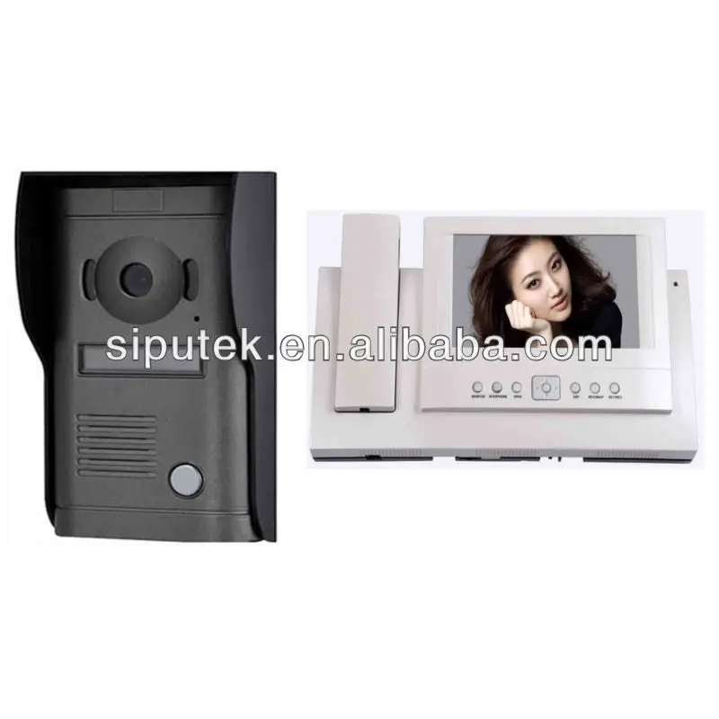 
4-wire house intercom commax,easy to install,CCD camera and 7 inch display 