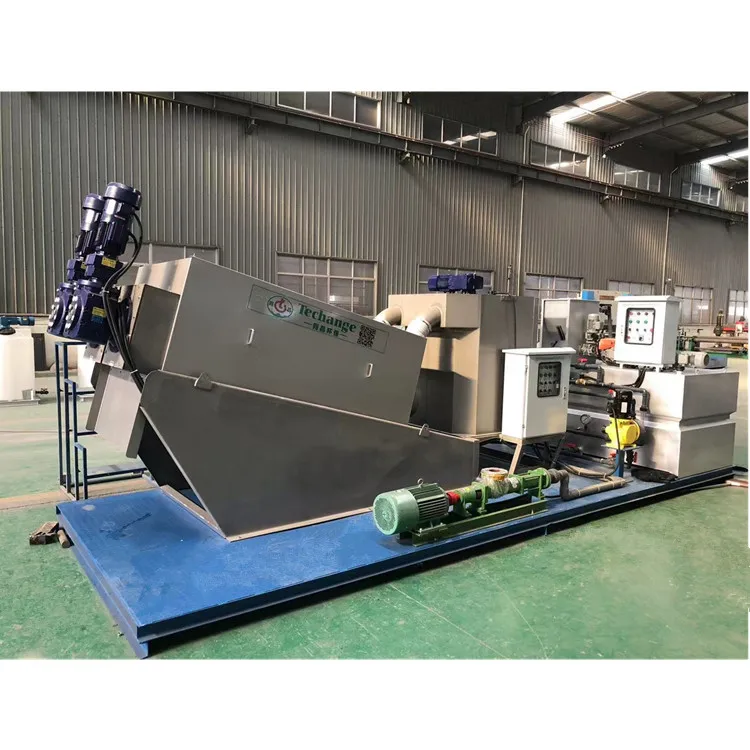 Sludge Dewatering  Screw Press Dehydrator Machine