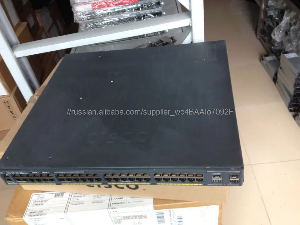 подержанный коммутатор WS-C2960XR-48LPS-I 10/100/1000 Mbps с 48 портами в наличии