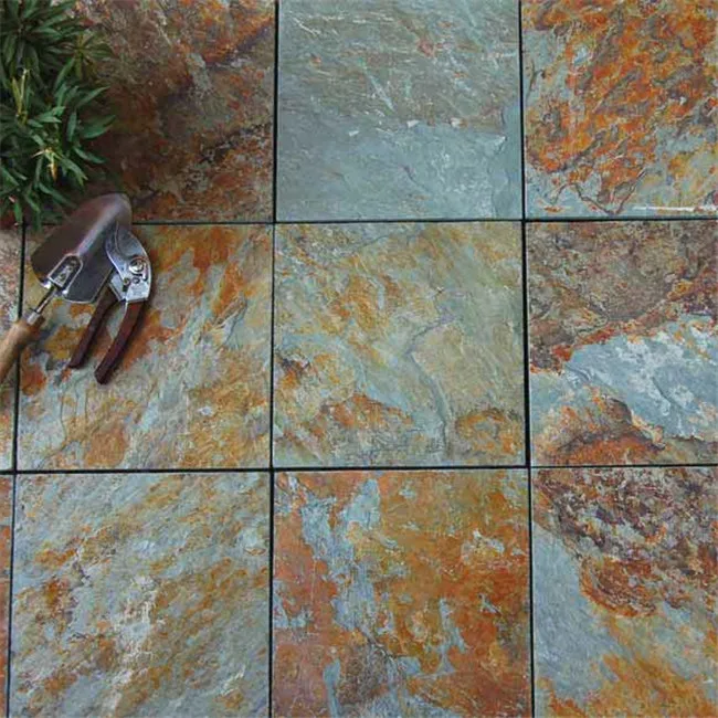 
new model villas rustic stone linoleum flooring large depot snap together deck tiles for home & garden 