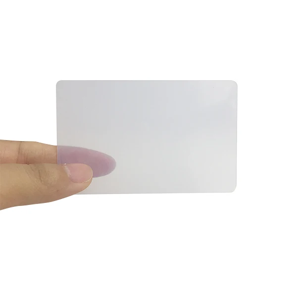 Custom RFID L800 Printer Standard Inkjet Transparent Plastic Printable PVC Card