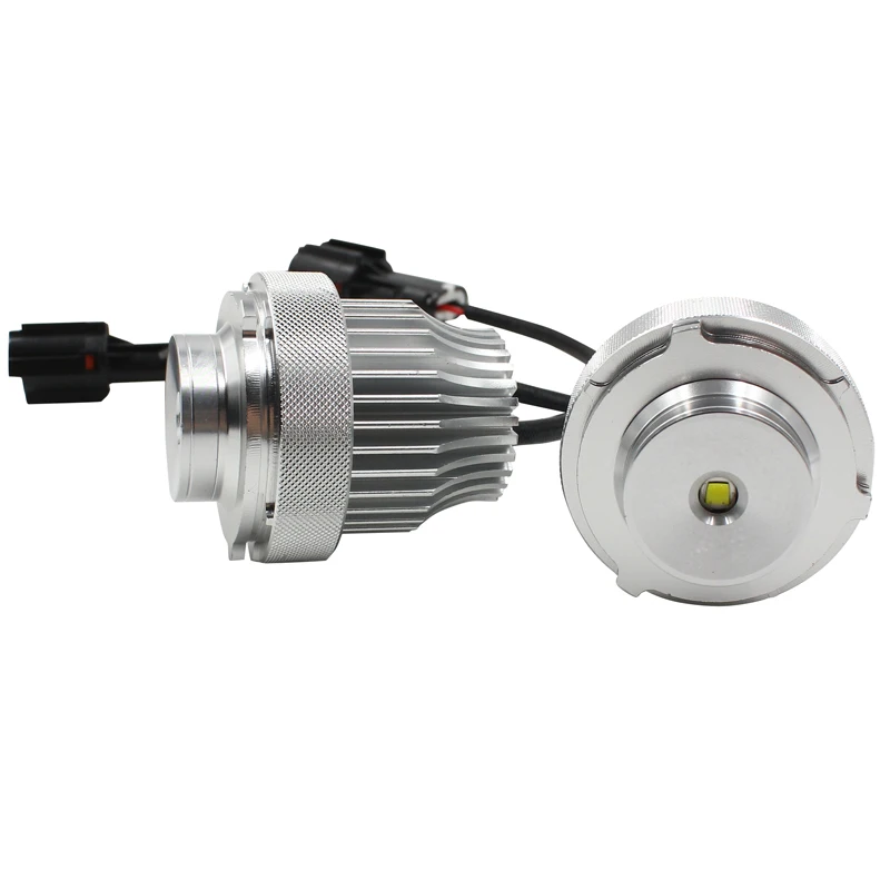 FSYLX Светодиодный Маркер ангельские глазки со светодиодными чипсами Ксеноновые белые для BMW E60 E61 LCI галогенные фары автомобиля светодиодные bmw