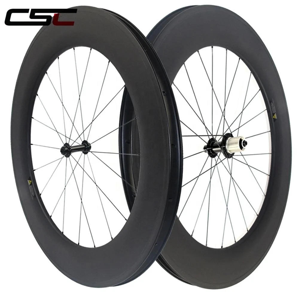 CSC Carbon Road Wheels 24mm 38mm 50mm 60mm 88mm Depth Profile Tubular Or Clincher Cycling bicycle racing wheels with R13 Hub