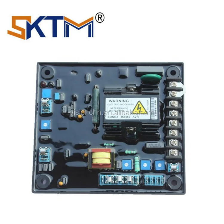 Электрическая схема AVR MX450 для дизель-генератора части