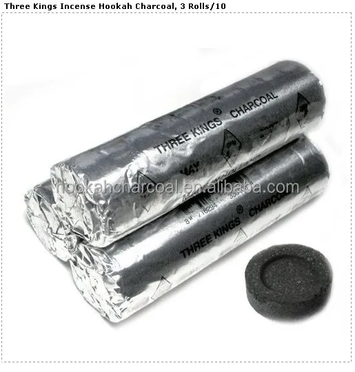 Dubai charcoal tablet for incense, bamboo incense burning cube charcoal