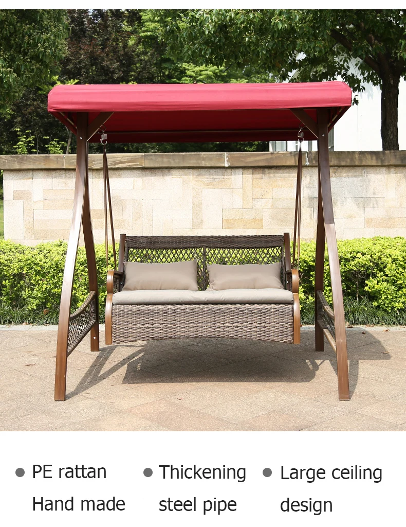 outdoor furniture High quality garden patio swing patio wrought iron patio swing